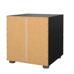 Comodini > Dmora Comodino 2 cassetti 40x40x42h cm - Apolla Nero