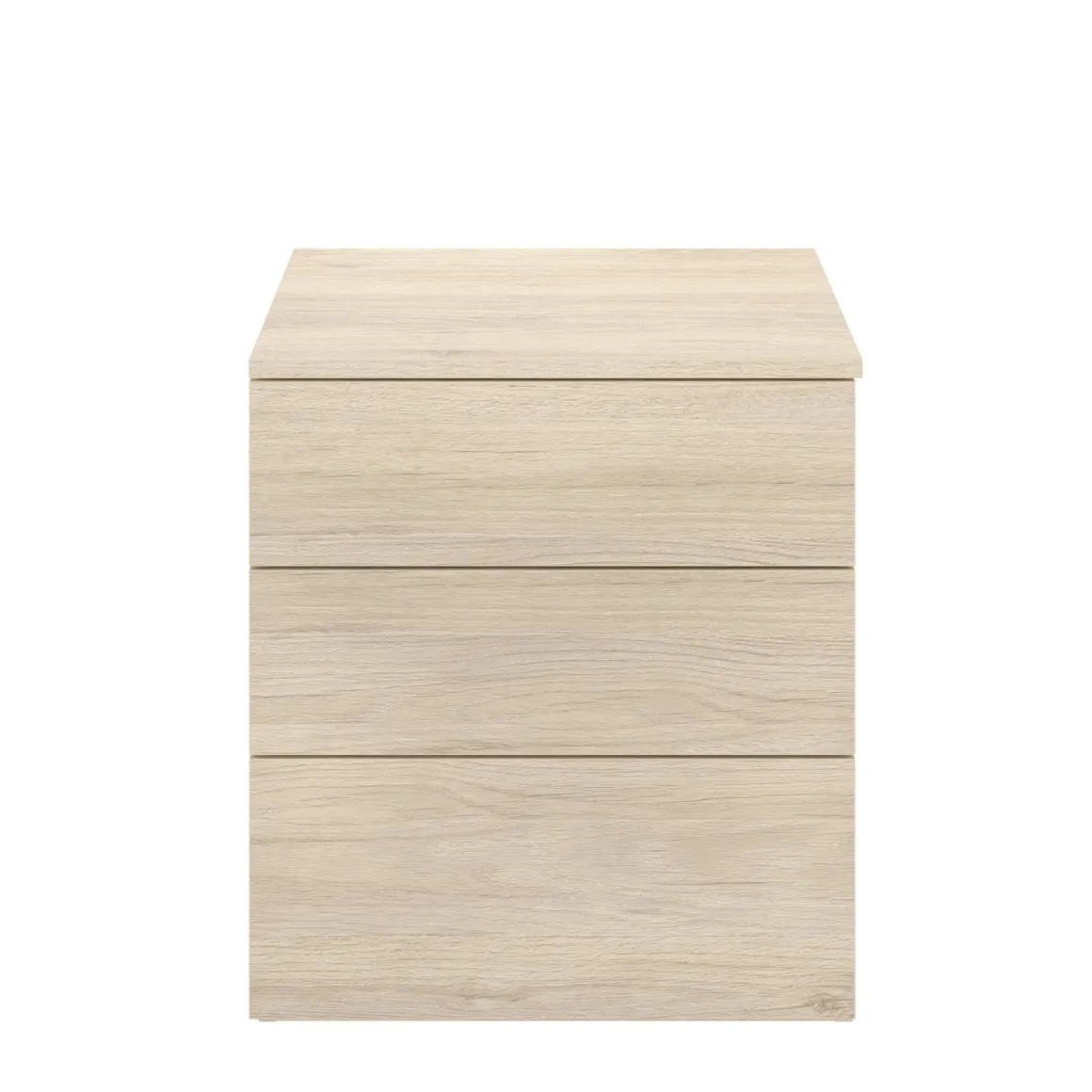 Comodino 3 cassetti rovere 52x34x58h cm - Arnold