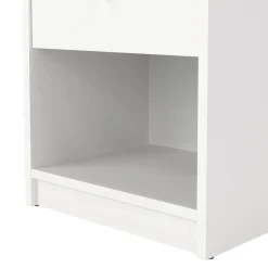 Comodini > Dmora Comodino 1 cassetto 37x35x47h cm - Giustina Bianco