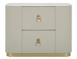 Comodino classico crema e oro 60x40x47h cm - Christov