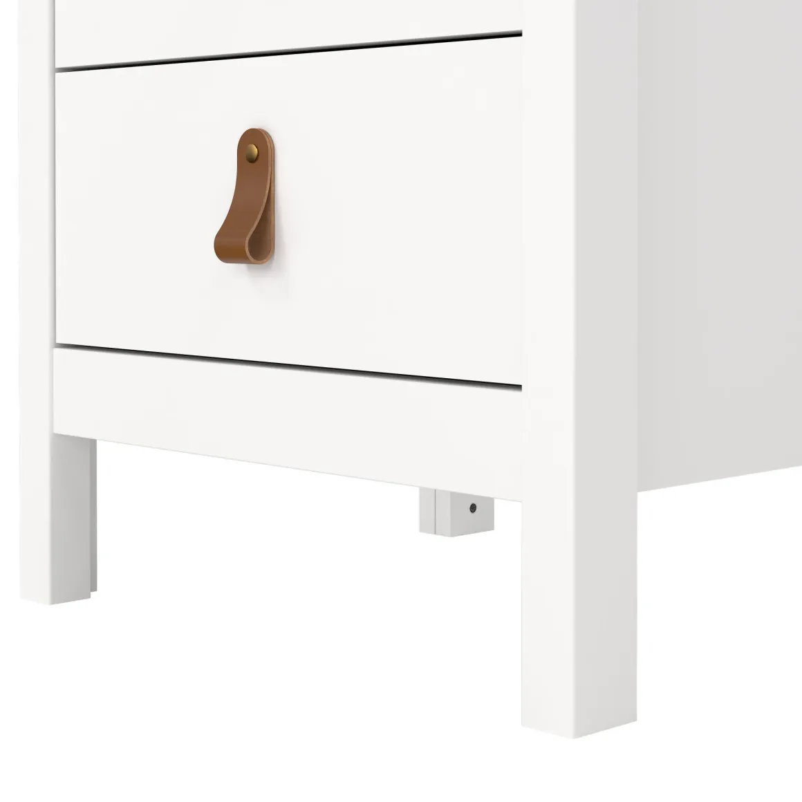 Comodino in legno bianco 43x38x70h cm - Lombardia