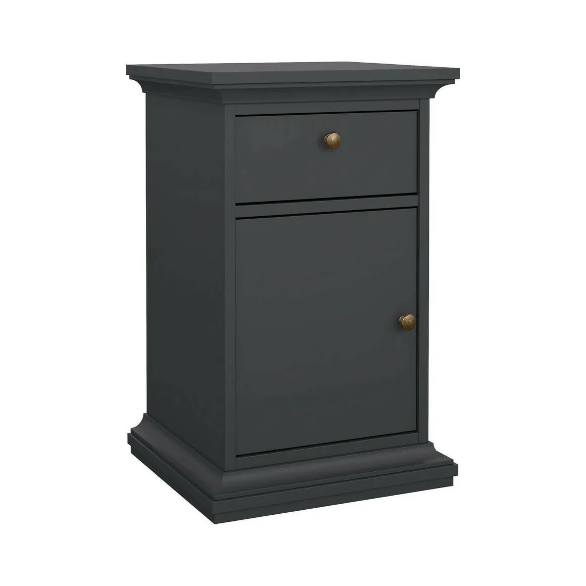 Comodini > Dmora Comodino in legno 50x39x72h cm - Antenati Grigio