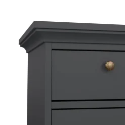 Comodini > Dmora Comodino in legno 50x39x72h cm - Antenati Grigio