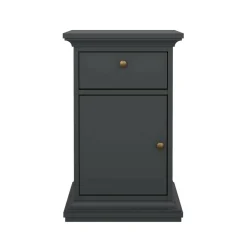 Comodini > Dmora Comodino in legno 50x39x72h cm - Antenati Grigio