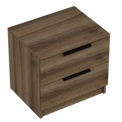 Comodino in legno noce 50x47x40h cm - Iune