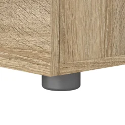 Comodini > Dmora Comodino in legno quercia 52x45x46h cm - Noul Marrone Quercia