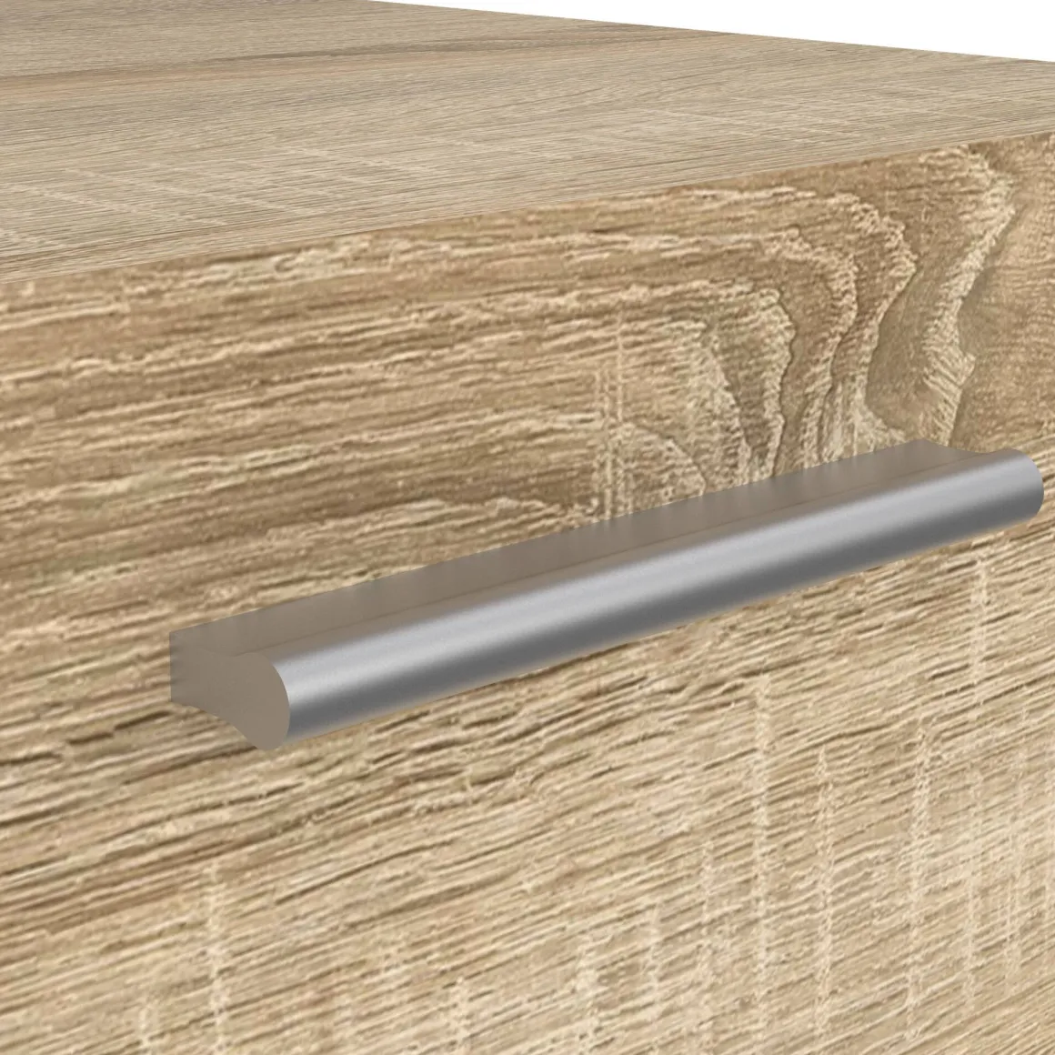 Comodino in legno quercia 40x40x42h cm - Apolla