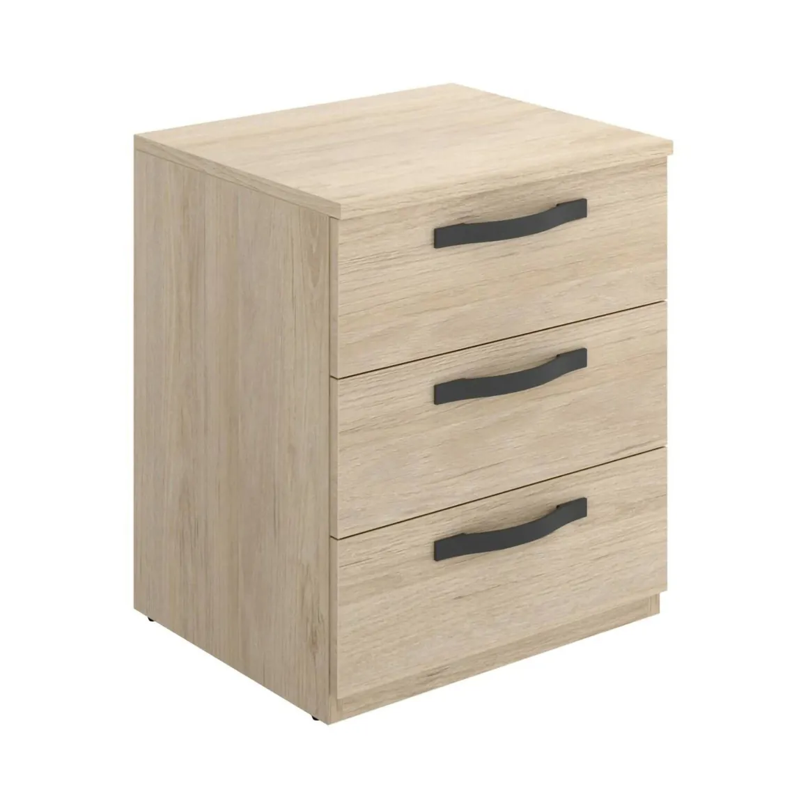 Comodino in legno rovere 40x44x53h cm - Aiga
