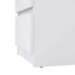 Comodino minimal bianco lucido 50x40x49h cm - Azar