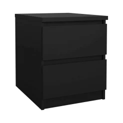Comodini > Dmora Comodino minimal 50x40x49h cm - Daiki Nero