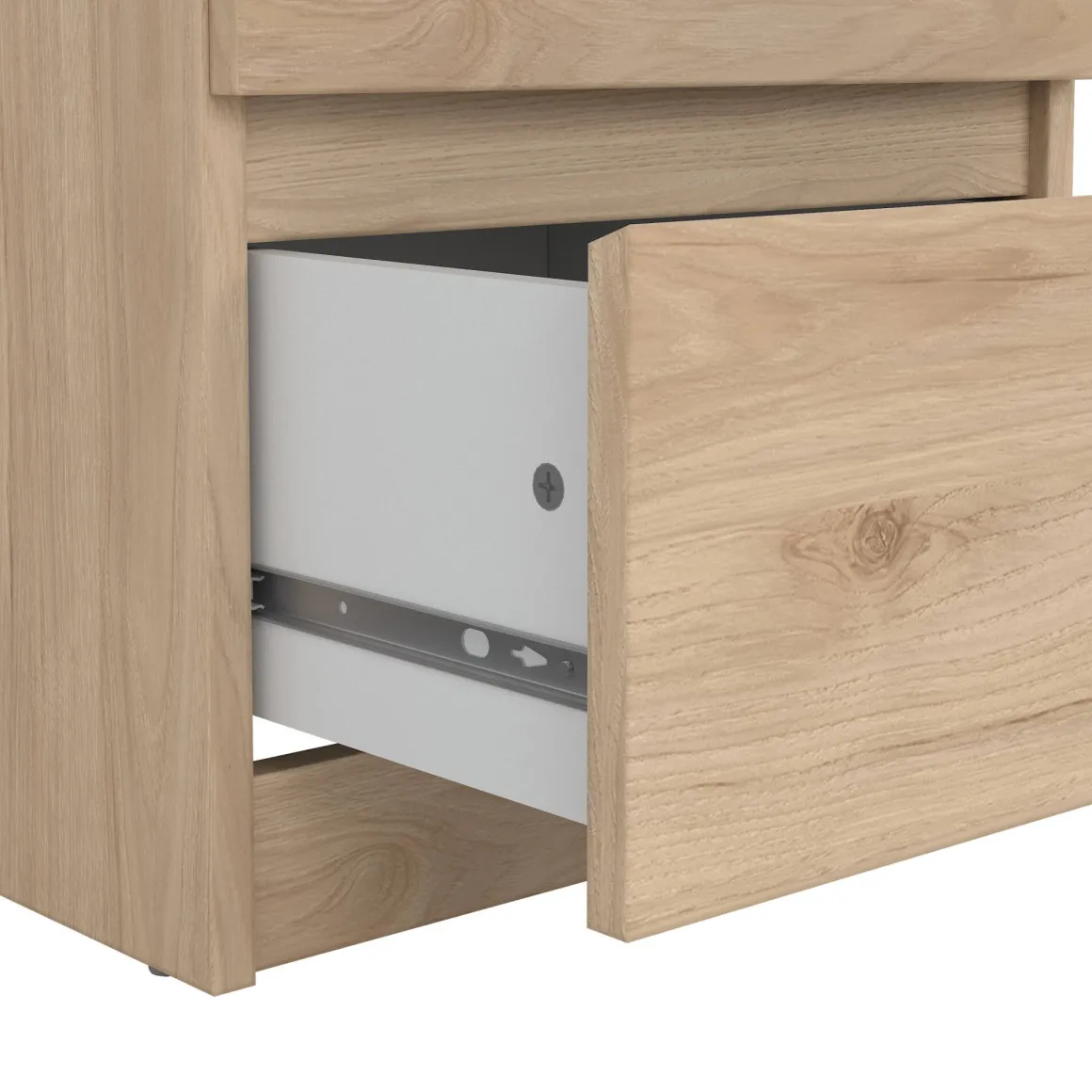 Comodino minimal rovere 50x40x49h cm - Daiki