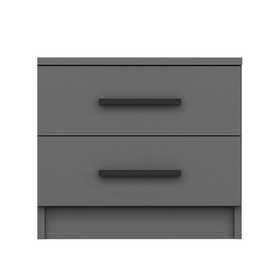 Comodino moderno antracite 50x47x40h cm - Iune