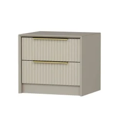 Comodino moderno cemento 53x45x45h cm - Moke