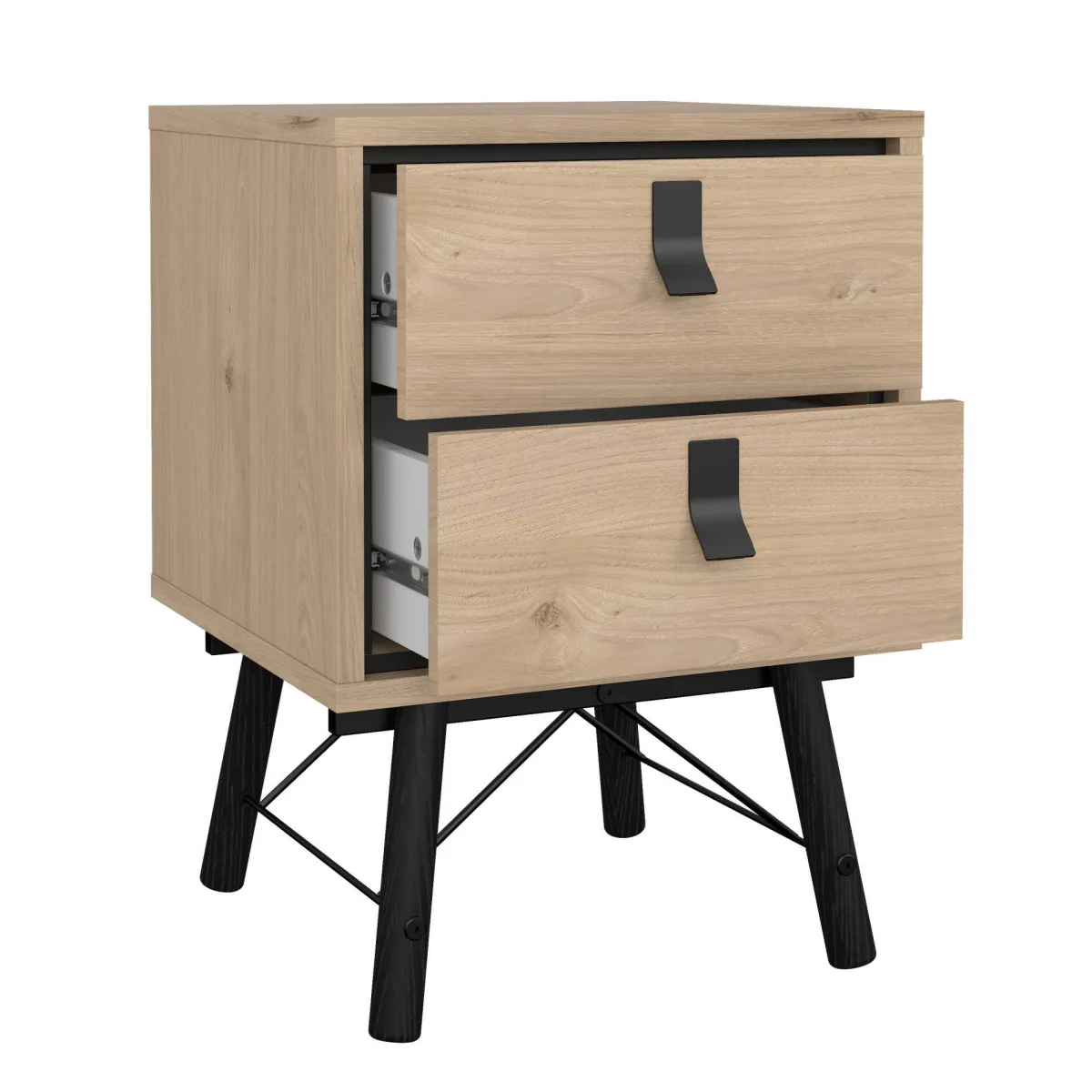 Comodini > Dmora Comodino moderno rovere 43x40x59h cm - Jean Marrone Rovere