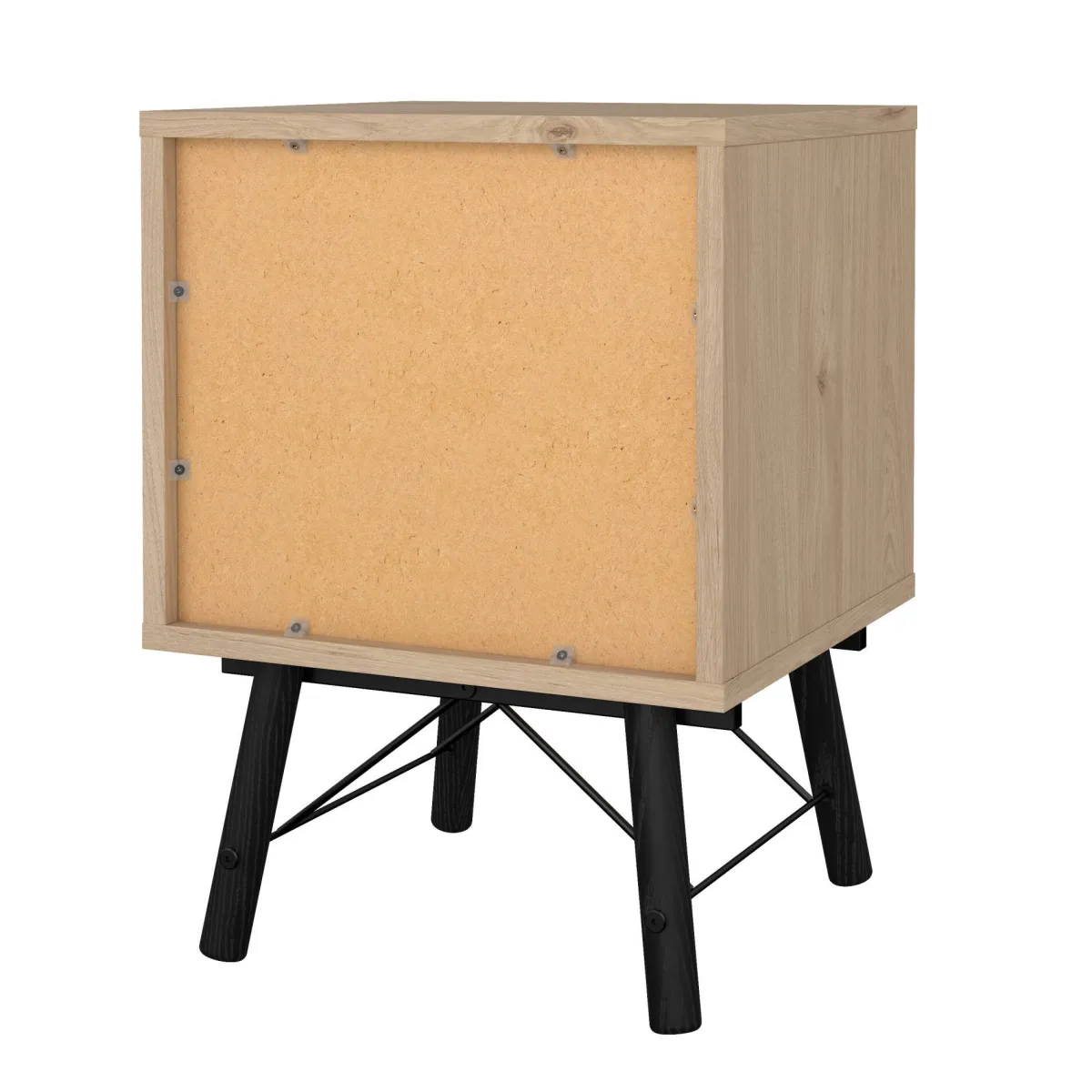 Comodini > Dmora Comodino moderno rovere 43x40x59h cm - Jean Marrone Rovere