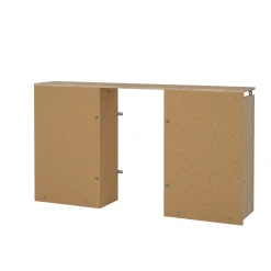 Comodini > Dmora Comodino 7 ripiani rovere 144x26x79h cm - Arnaboldi Marrone Rovere