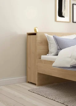 Comodini > Dmora Comodino 7 ripiani rovere 144x26x79h cm - Arnaboldi Marrone Rovere