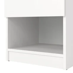 Comodino 1 ripiano bianco opaco 40x40x49h cm - Scolastica