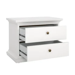 Comodini > Dmora Comodino 1 ripiano 62x40x49h cm - Almera Bianco