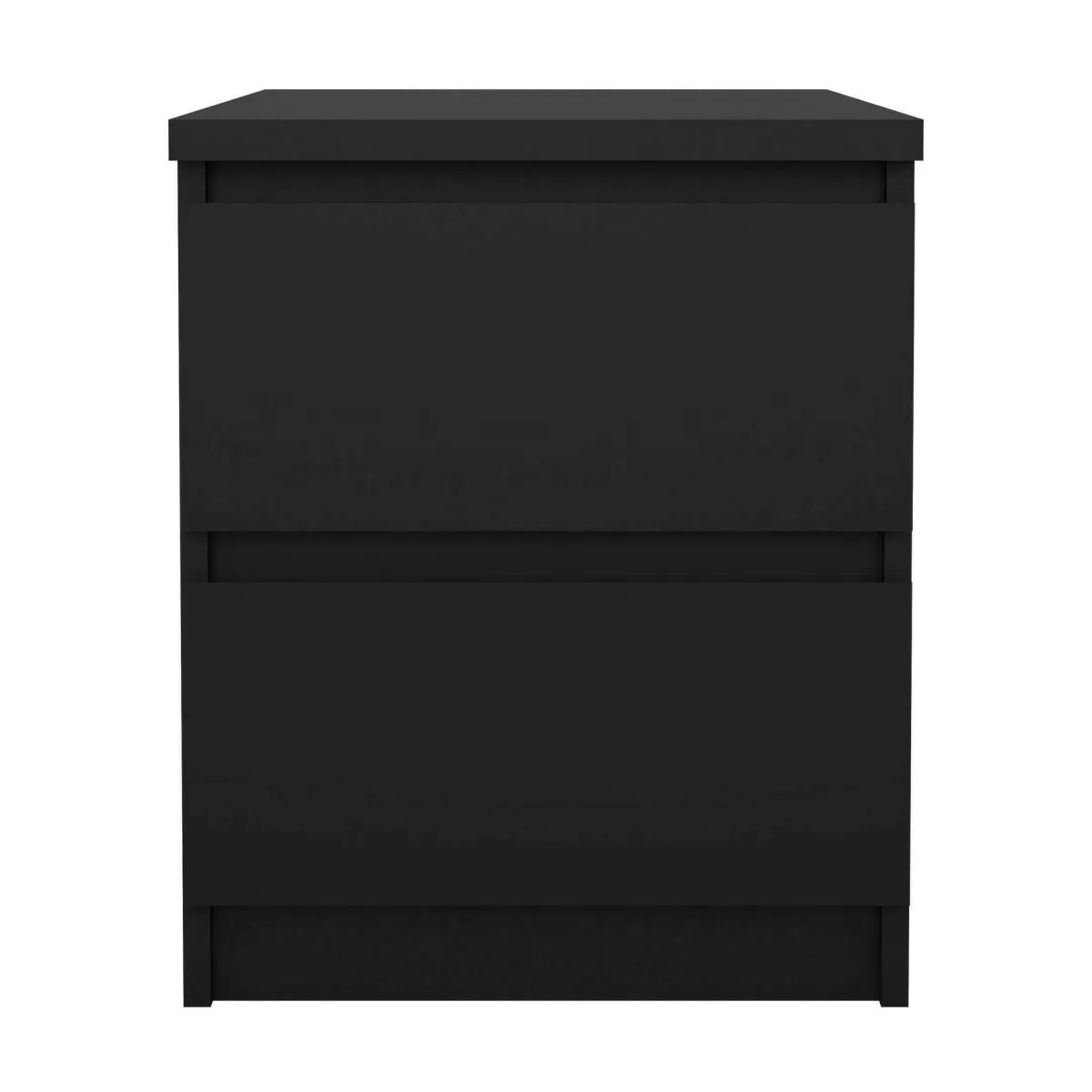 Comodini > Dmora Comodino 1 ripiano 50x40x49h cm - Azar Nero