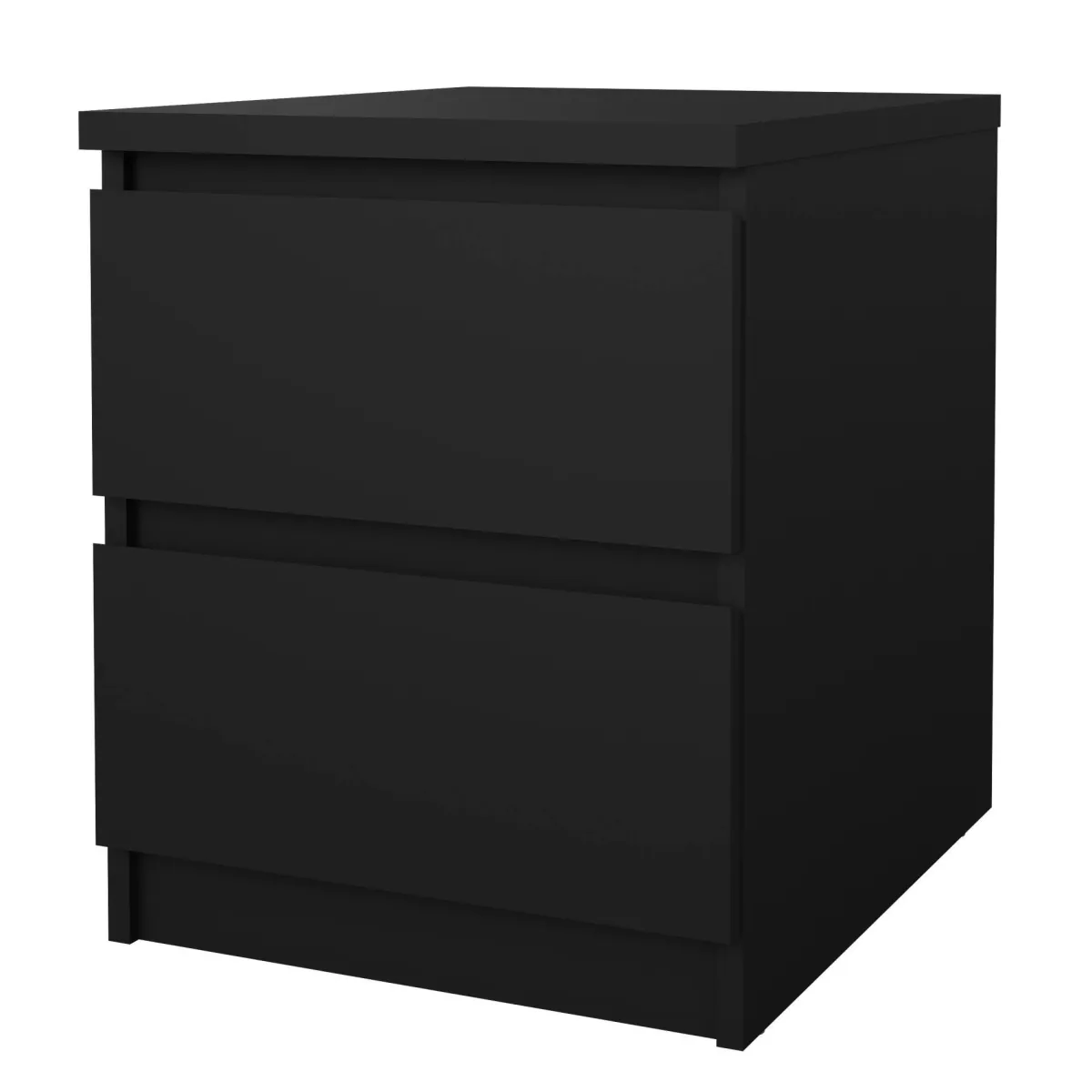 Comodini > Dmora Comodino 1 ripiano 50x40x49h cm - Azar Nero