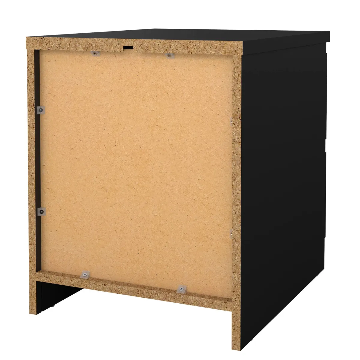 Comodini > Dmora Comodino 1 ripiano 50x40x49h cm - Azar Nero