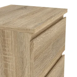 Comodino 1 ripiano quercia 40x34x48h cm - Albregio