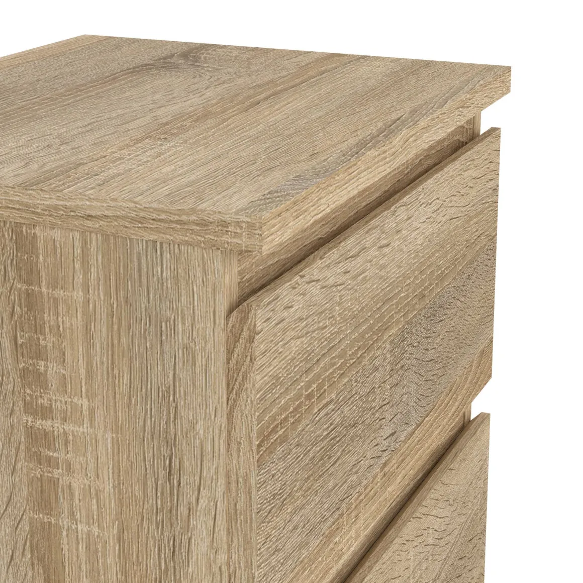 Comodino 1 ripiano quercia 40x34x48h cm - Albregio