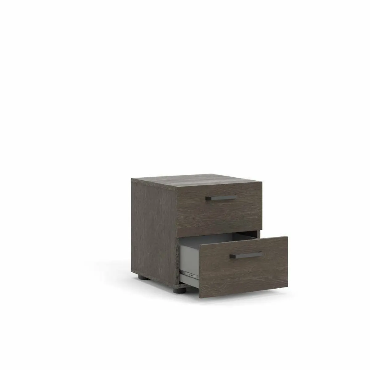 Comodini > Dmora Comodino 1 ripiano rovere 40x40x42h cm - Argelato Marrone Rovere