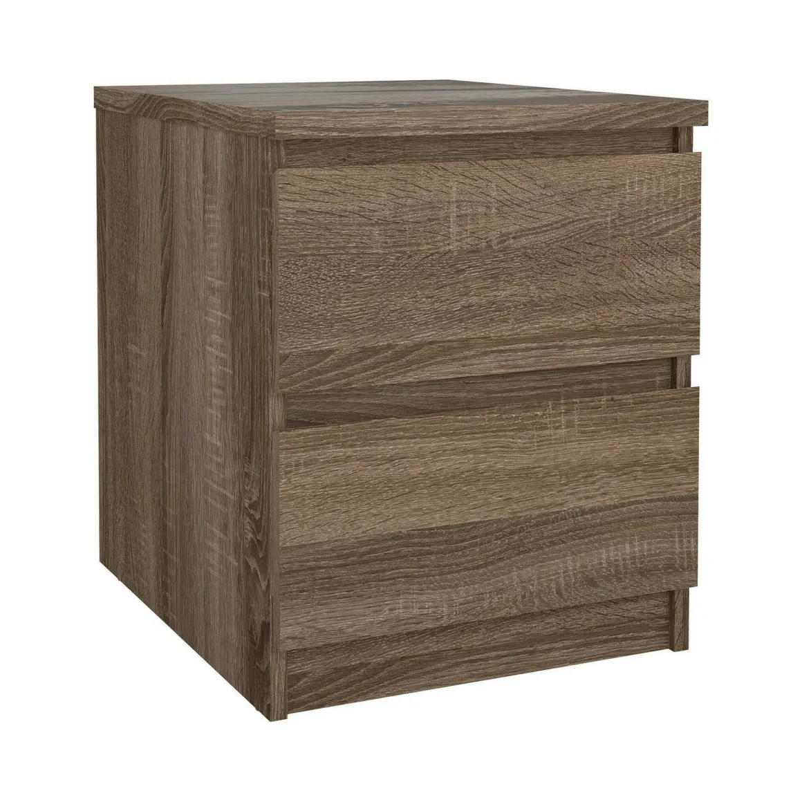 Comodino 1 ripiano rovere 50x40x49h cm - Daiki