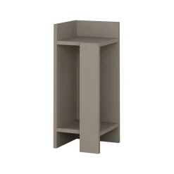 Comodino stretto tortora 25x27x60h cm - Asterix