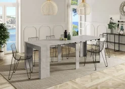 Consolle allungabile Dpanozz, 90/237x51h78 cm, Grigio