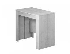 Consolle allungabile Dpanozz, 90/237x51h78 cm, Grigio