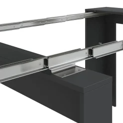 Consolle allungabile elegante 4-10 posti antracite - Abicitren