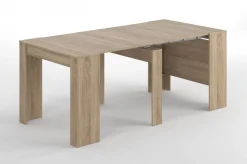 Consolle|Cucina > Dmora Consolle allungabile legno 4-10 posti rovere - Abicitren Marrone Rovere