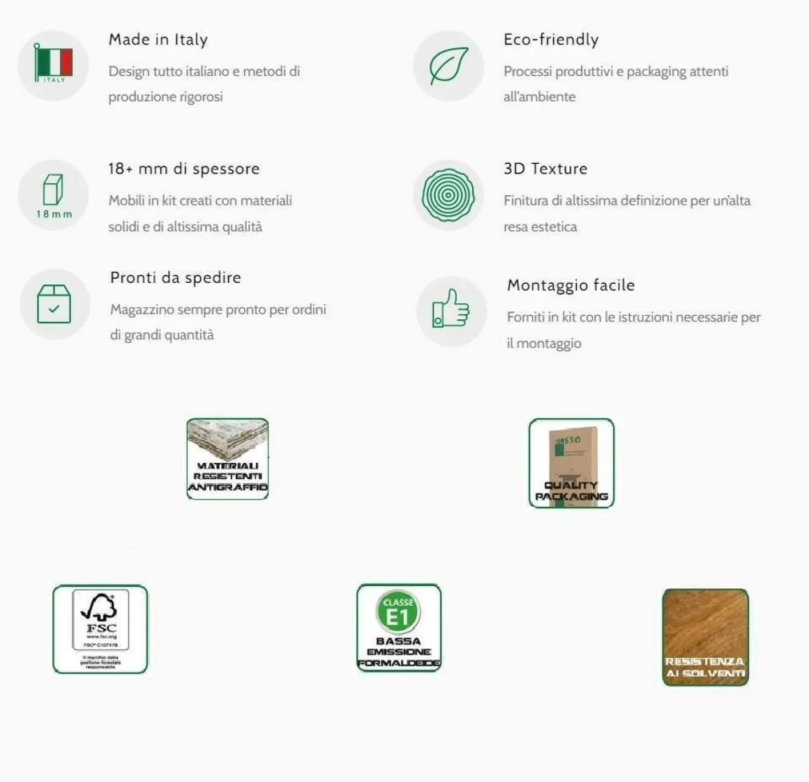Consolle allungabile moderna 4-8 posti bianco - Akam