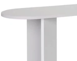 Consolle > Dmora Consolle un Ripiano Peso Supportato 25 kg 150x35x75h cm, Colore Ripiano - Cercino Bianco