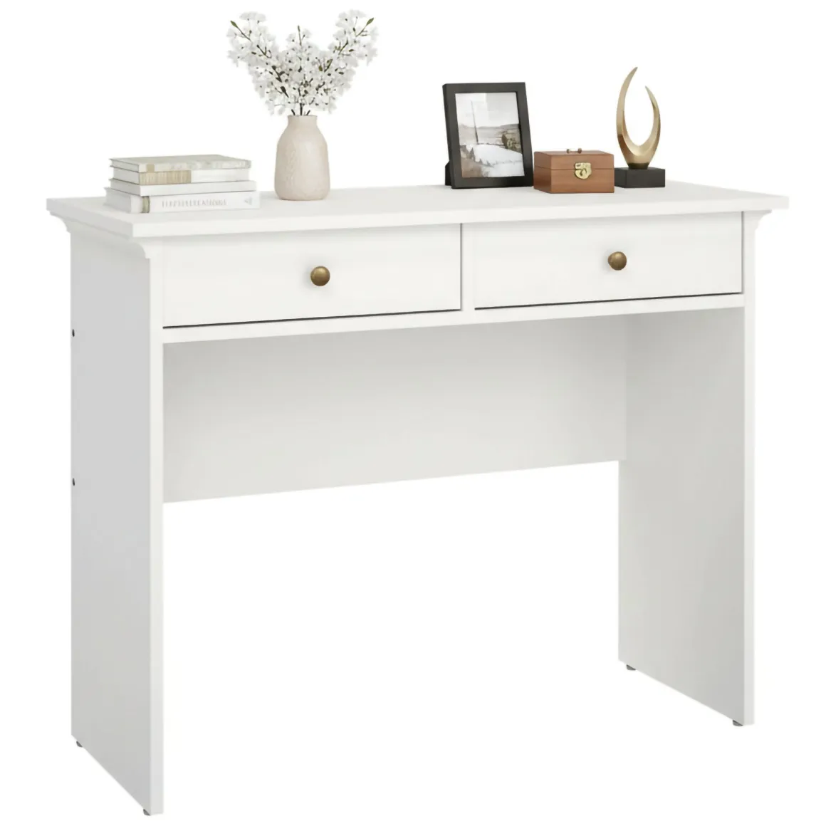Consolle classica 102x41x80h cm bianco - Barile