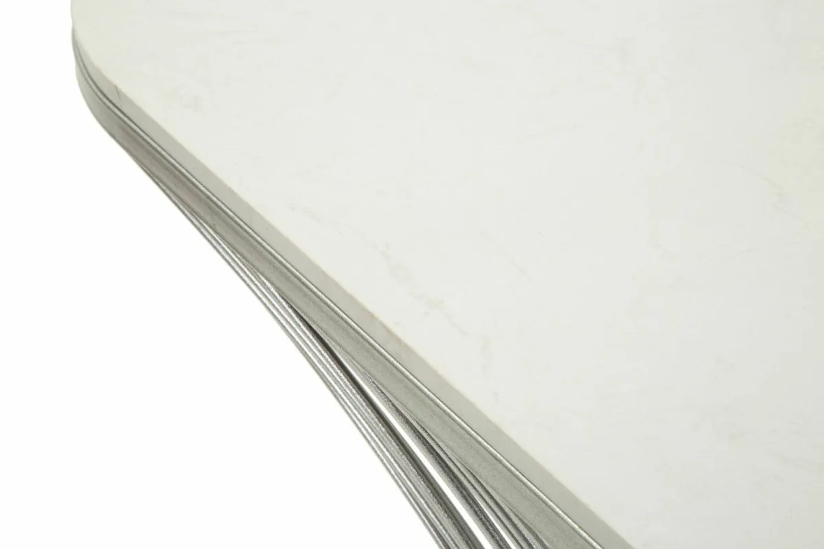Consolle > Dmora Consolle design in metallo 120x35x79h cm - Branduzzo Argento