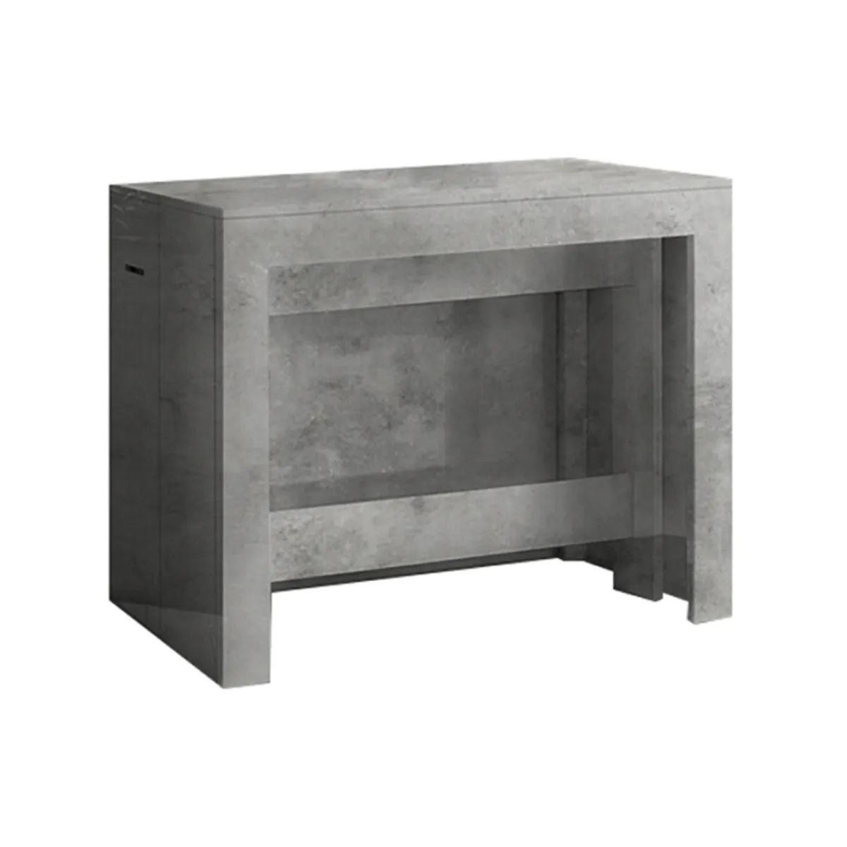Consolle|Cucina > Dmora Consolle estensibile 4-12 posti - Anello Grigio