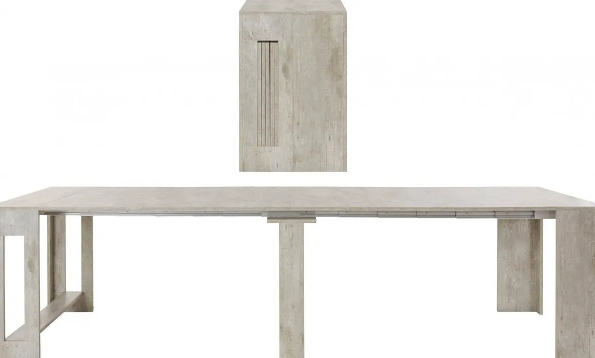 Consolle estensibile 4-12 posti rovere - Anello
