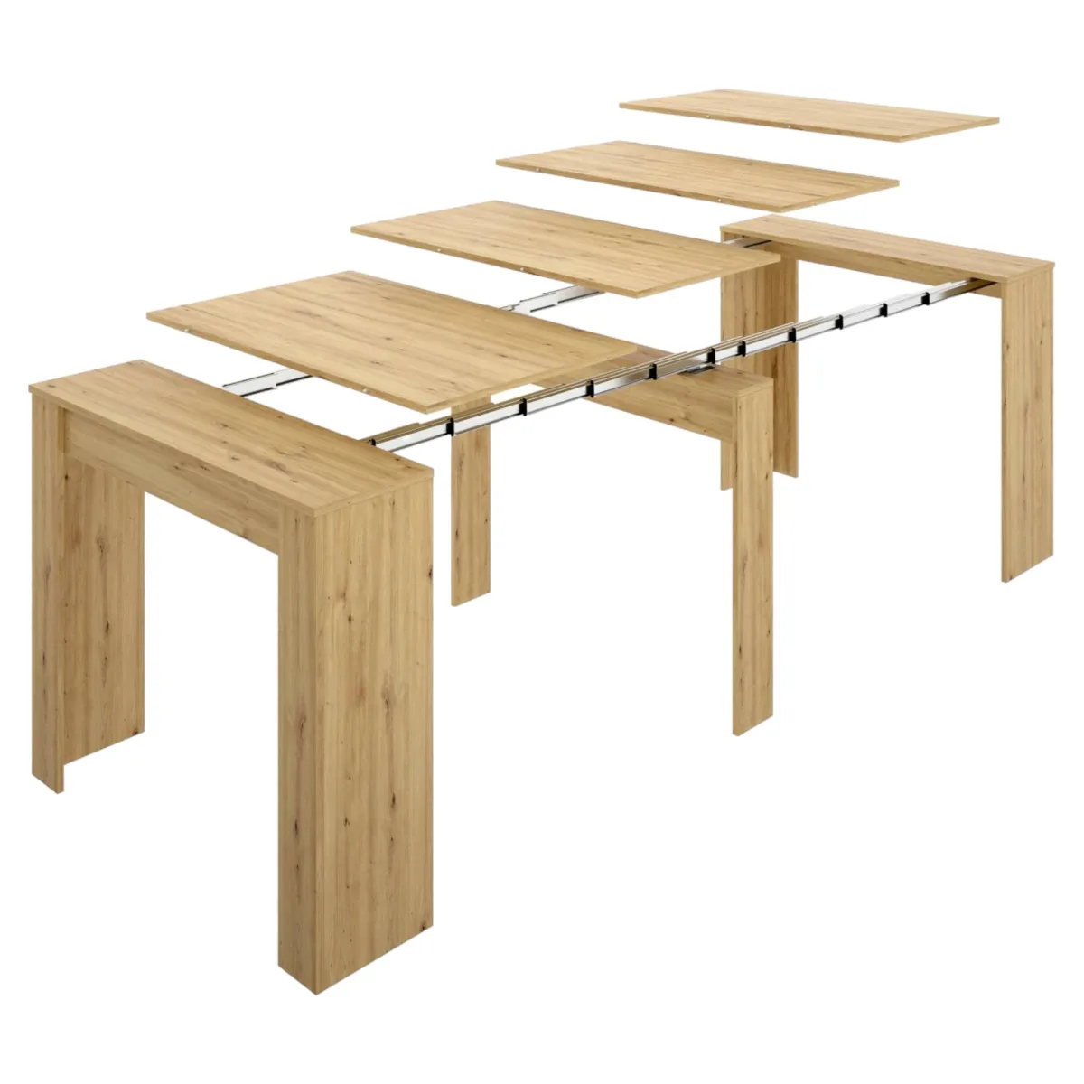 Cucina|Salotto > Dmora Consolle estensibile 4-12 posti rovere nodi - Alej Marrone Rovere Nodi