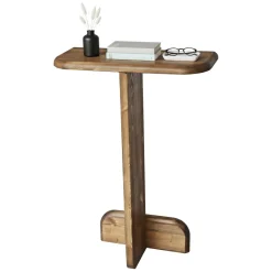 Consolle minimal 80x25x85h cm noce - Pancarana