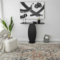 Consolle moderna 100x30x81h cm antracite - Assuntina