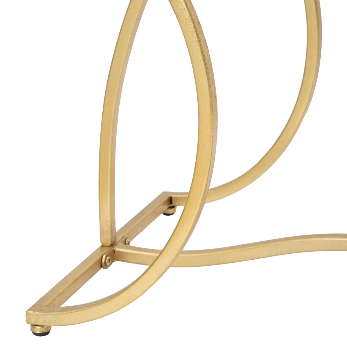 Consolle oro Fume Trasparente un Ripiano Materiale Struttura in Vetro 130x40x75h cm, Colore Ripiano Trasparente - Otepaa