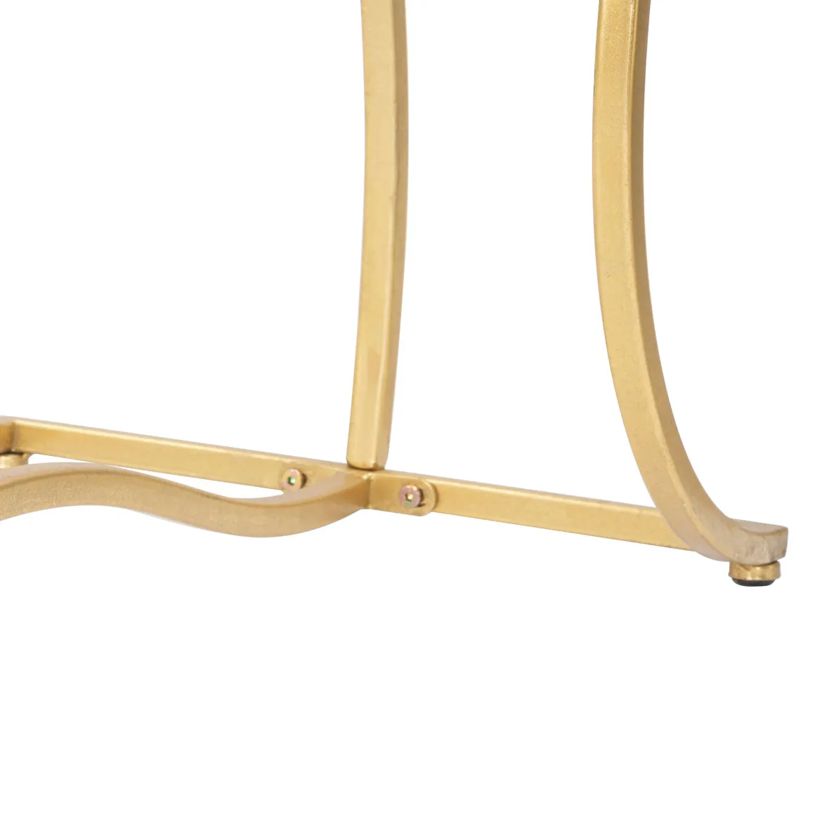 Consolle oro Fume Trasparente un Ripiano Materiale Struttura in Vetro 130x40x75h cm, Colore Ripiano Trasparente - Otepaa