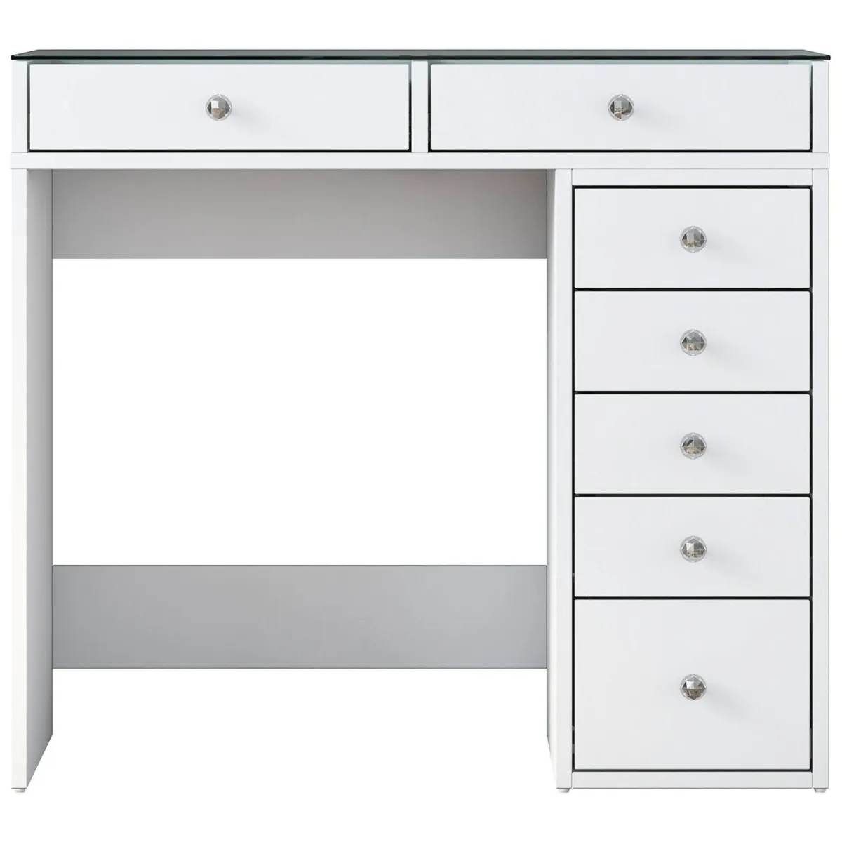 Consolle > Dmora Consolle salvaspazio 90x44x79h cm - Sulmona Bianco