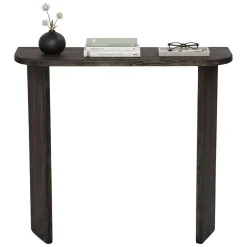 Consolle|Salotto > Dmora Consolle soggiorno 100x30x90h cm antracite - Benigna Nero Antracite