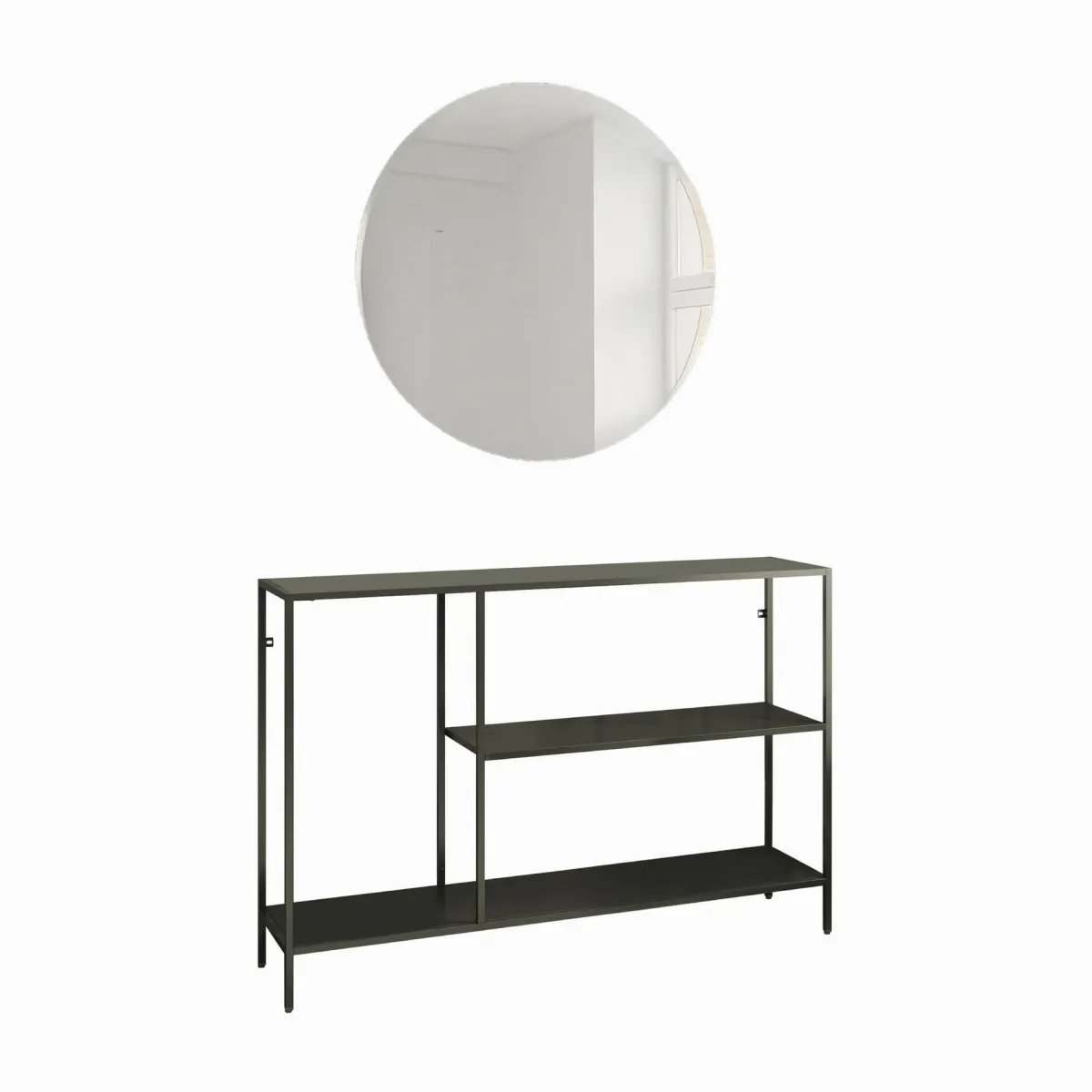 Consolle > Dmora Consolle 120x30x80h cm ardesia - Vaprio Grigio Ardesia