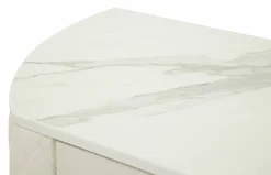 Consolle 100x40x75h cm bianco e oro - Niccolo